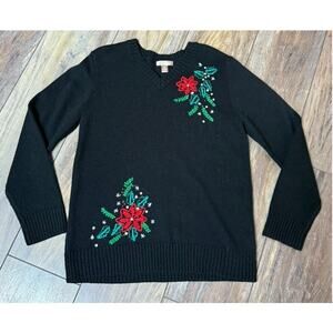 Vintage 90's White Stag Ugly Christmas Sweater Medium